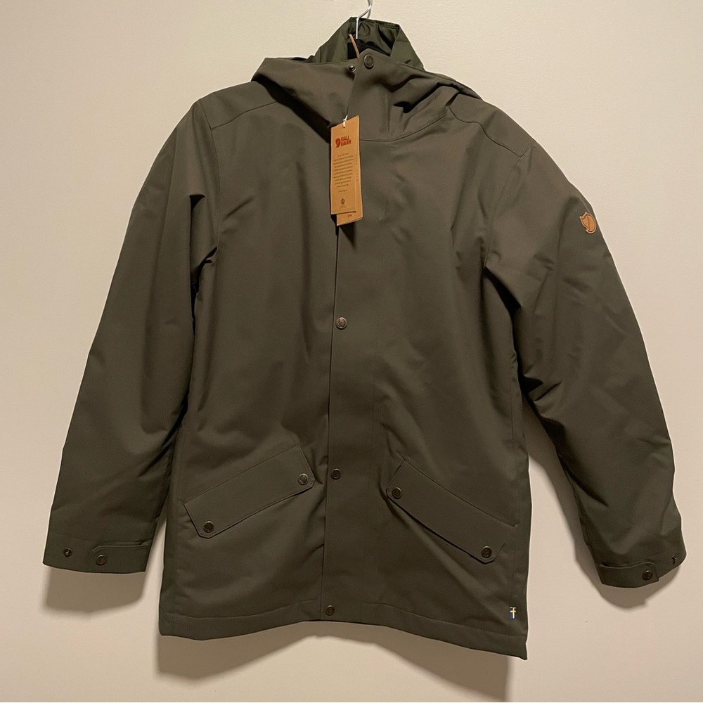 NWT Fjallraven Visby 3 in 1 Jacket in Deep Forest Green - Picture 4 of 16